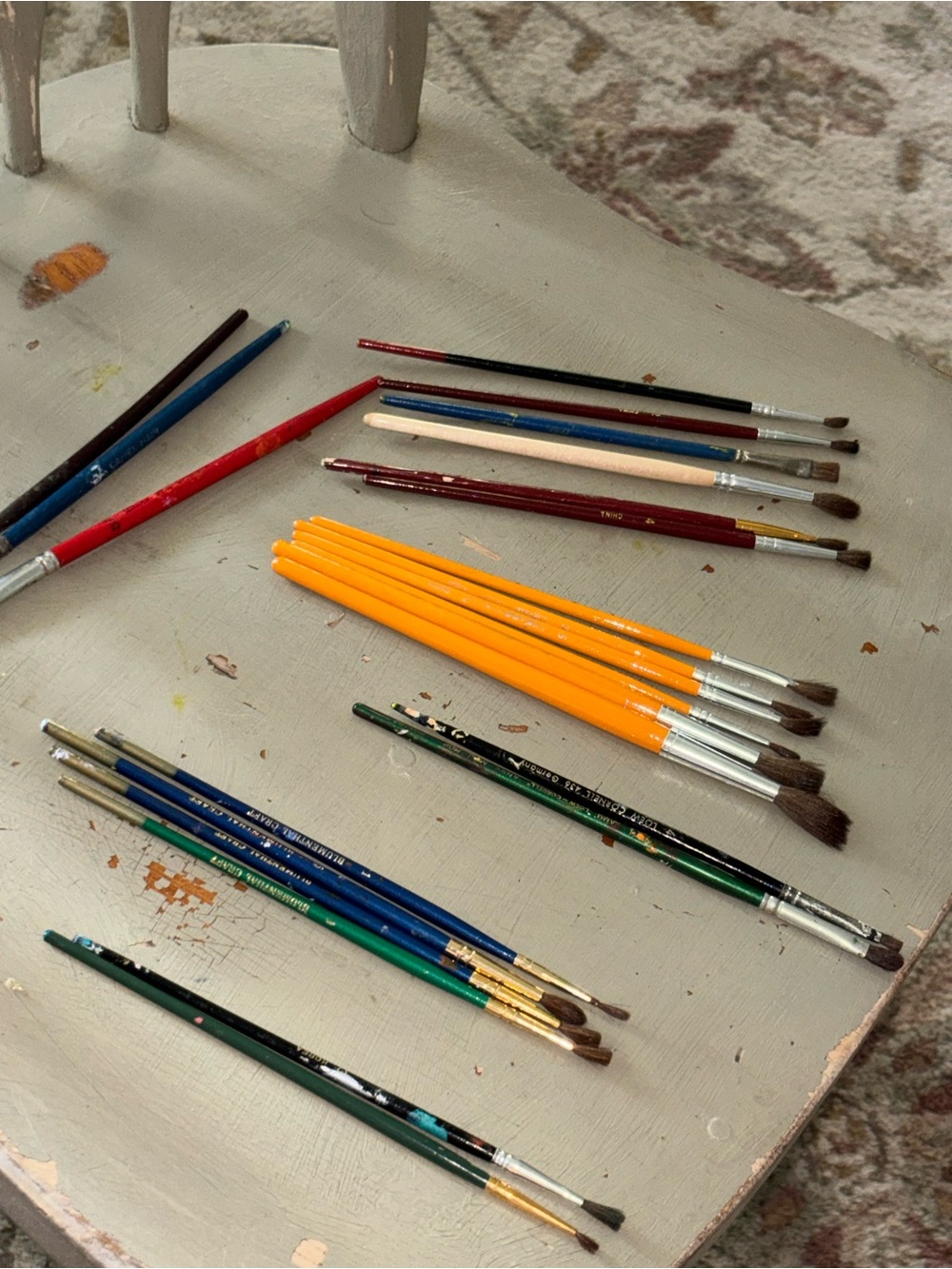 Camel hair   LOEW Cornell  Fine Touch watercolor  Artist Paintbrushes